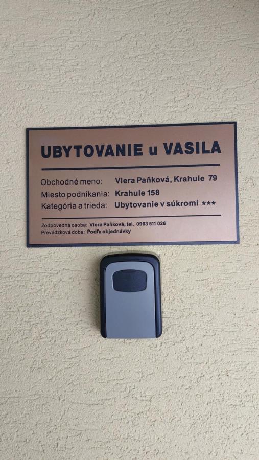 Vikendovy Dom U Vasila Βίλα Krahule Εξωτερικό φωτογραφία